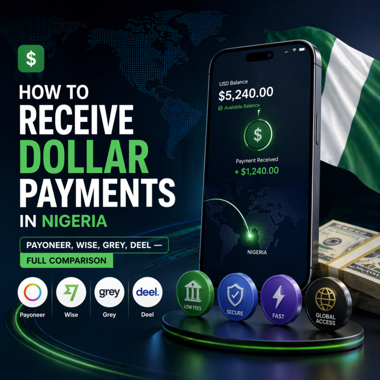 How to Receive Dollar Payments in Nigeria Payoneer, Wise, Grey, Deel — Full Comparison